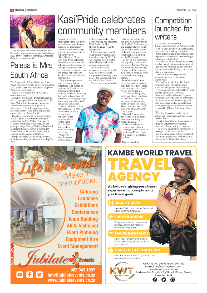 The Thembisan 23 Nov 2022 page 8
