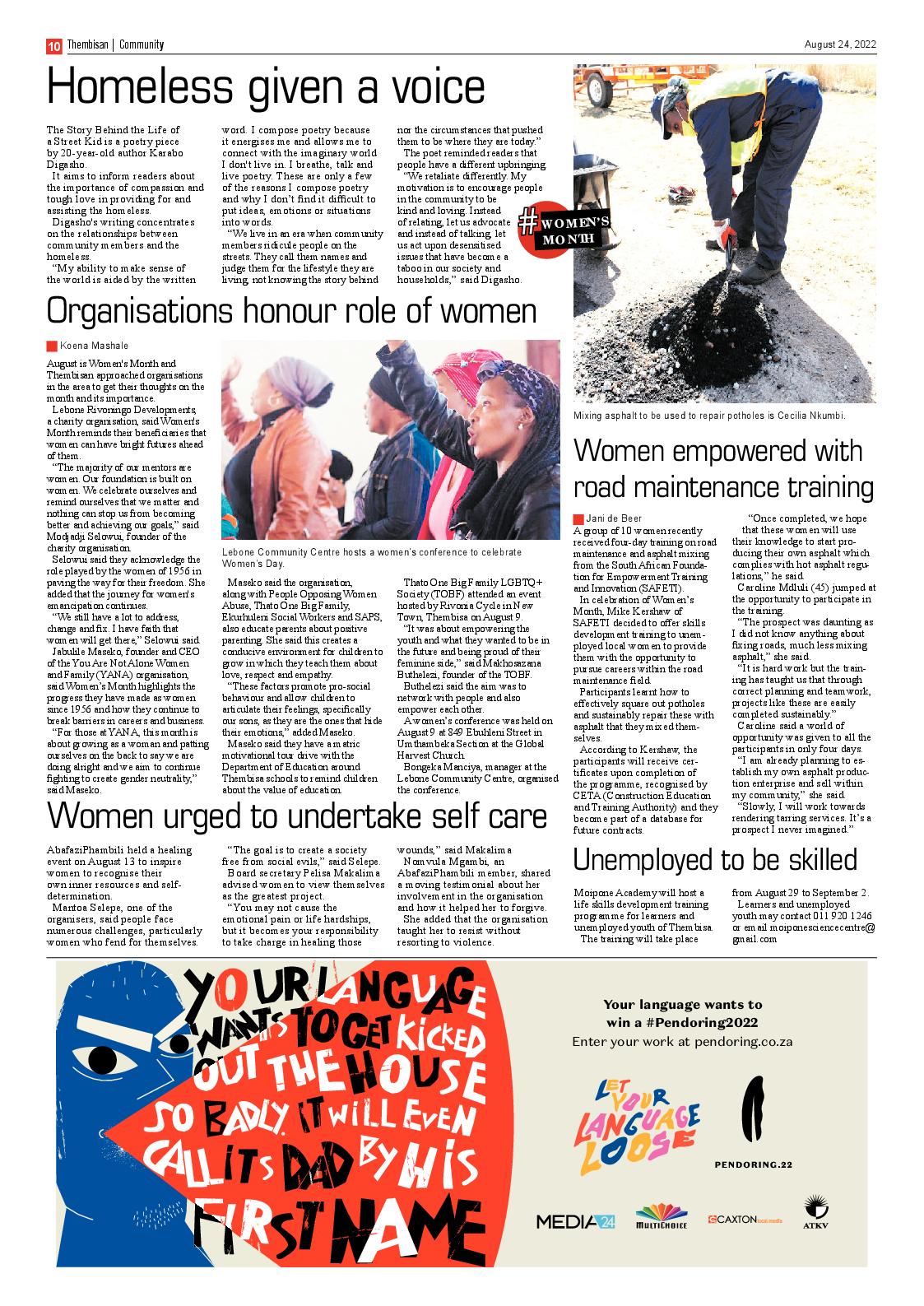 The Thembisan 24 Aug 2022 page 12