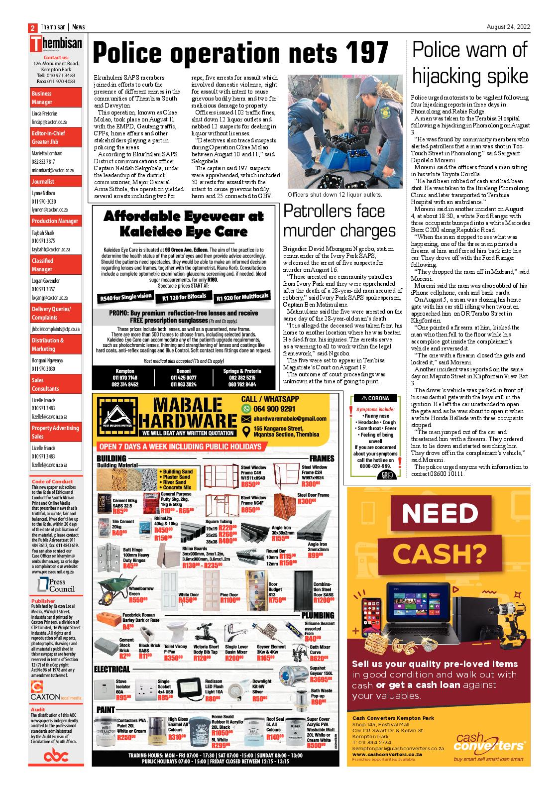 The Thembisan 24 Aug 2022 page 4