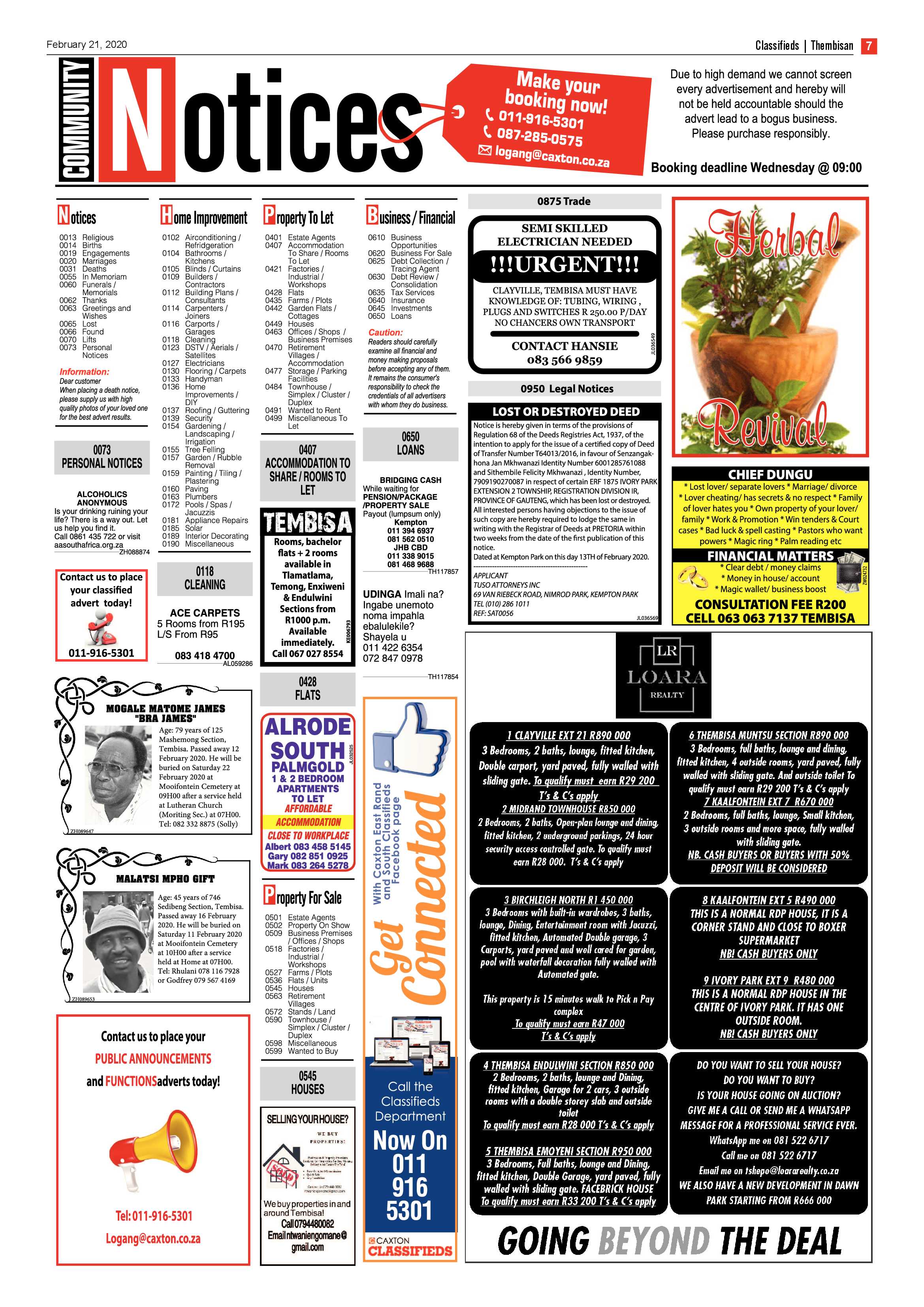 The Thembisan 24 February 2020 page 7