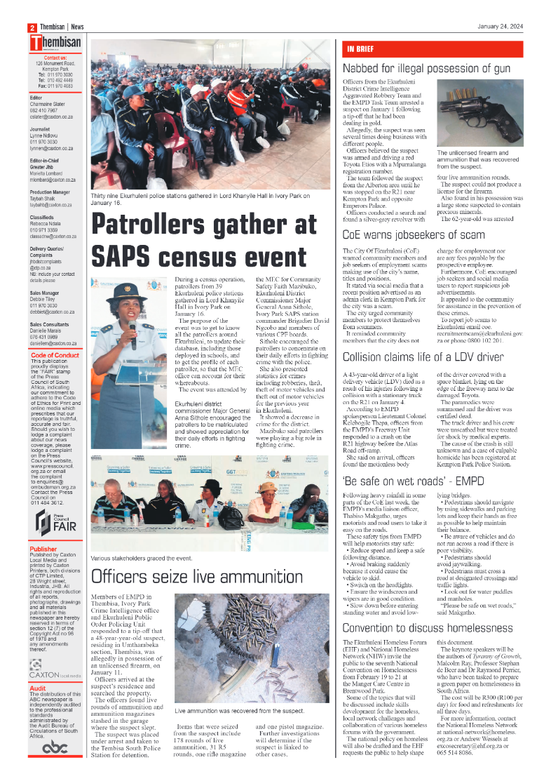 The Thembisan 24 January 2024 page 2
