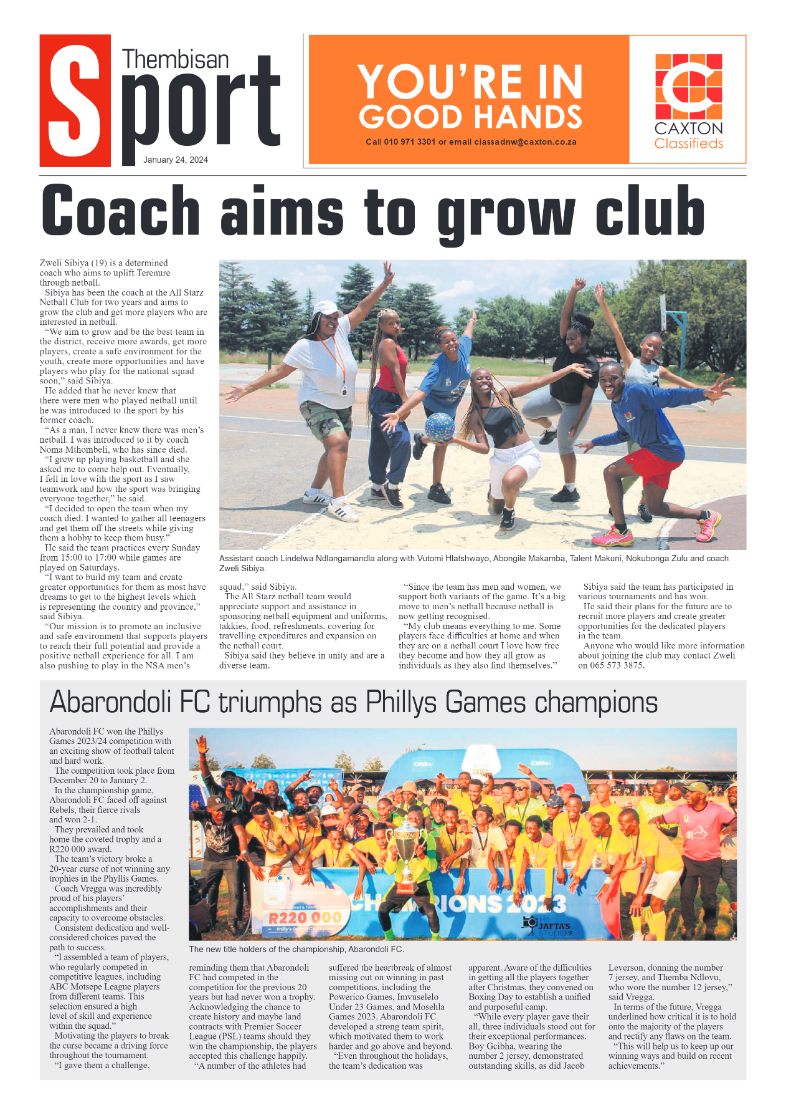 The Thembisan 24 January 2024 page 8