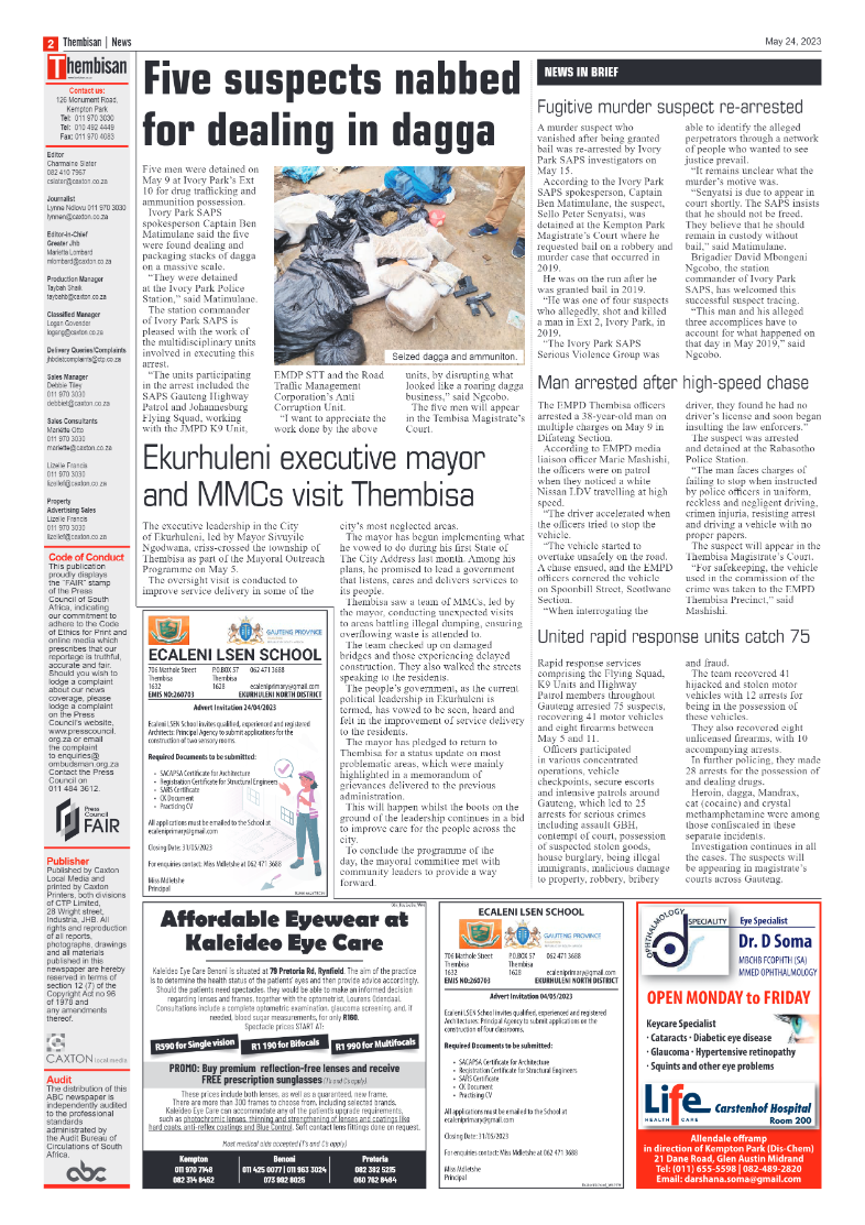 The Thembisan 24 May 2023 page 2