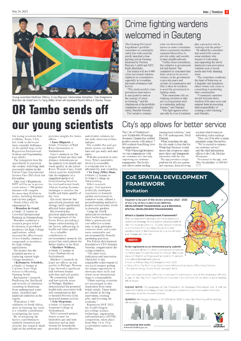 The Thembisan 24 May 2023 page 3