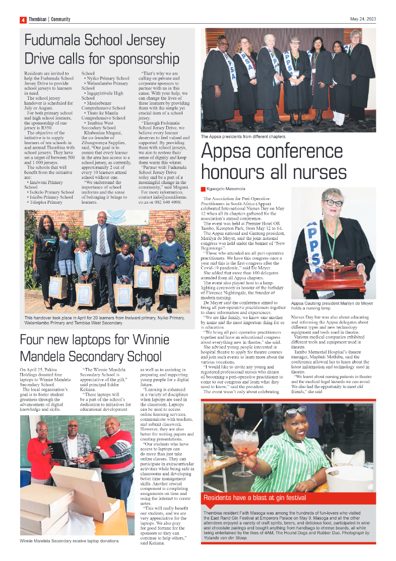 The Thembisan 24 May 2023 page 4