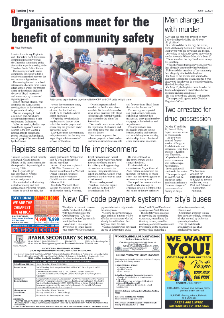 The Thembisan 12 June 2024 page 2