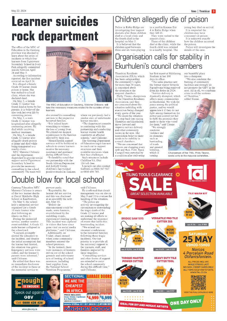 The Thembisan 24 May 2024 page 3