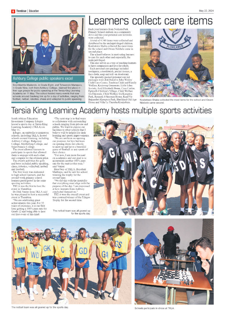 The Thembisan 24 May 2024 page 6
