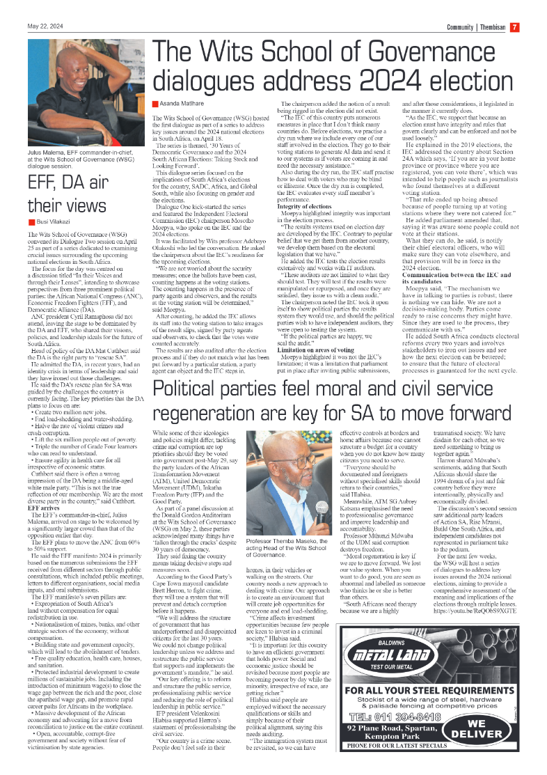 The Thembisan 24 May 2024 page 7