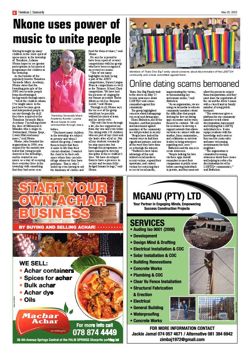 The Thembisan 25 May 2022 page 6
