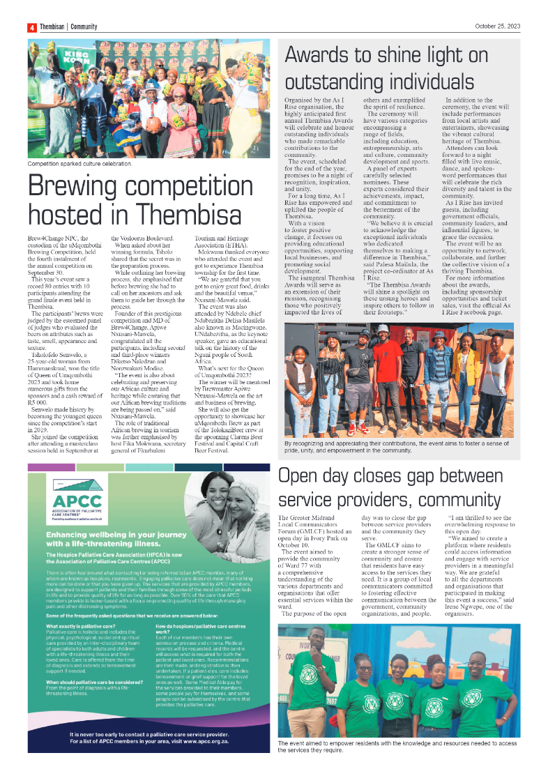The Thembisan 25 October 2023 page 4