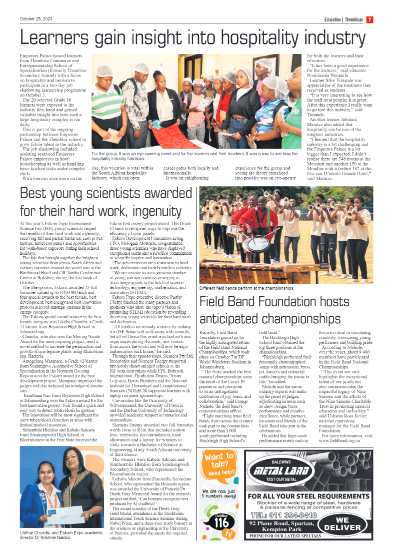 The Thembisan 25 October 2023 page 7