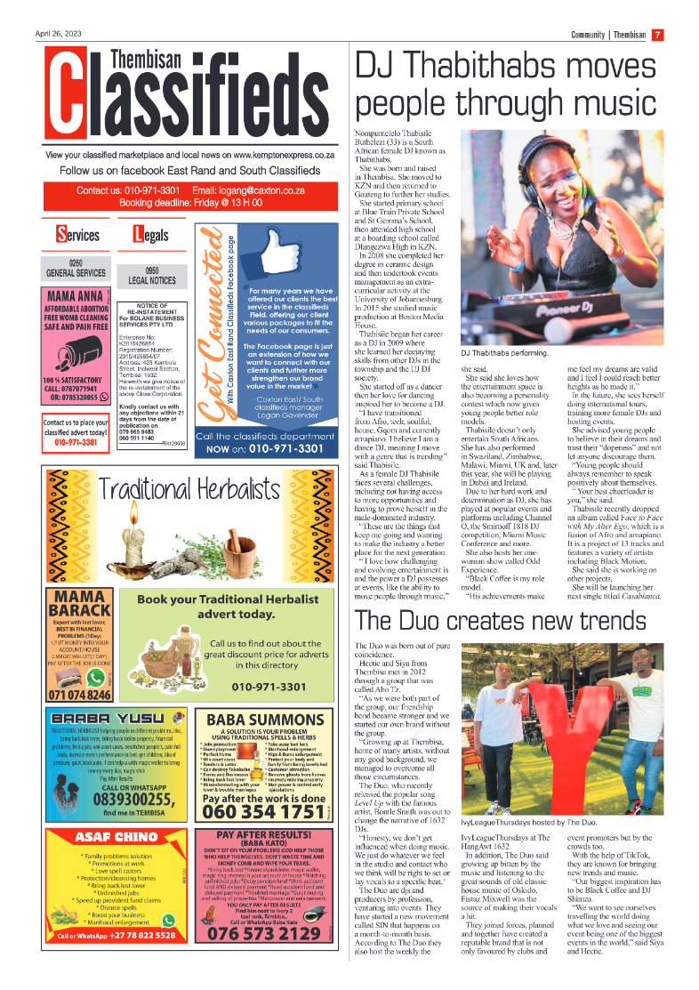 The Thembisan 26 April 2023 page 7