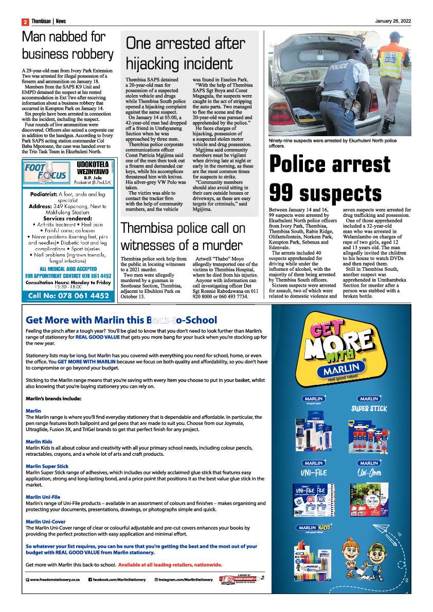The Thembisan 26 January 2022 page 2