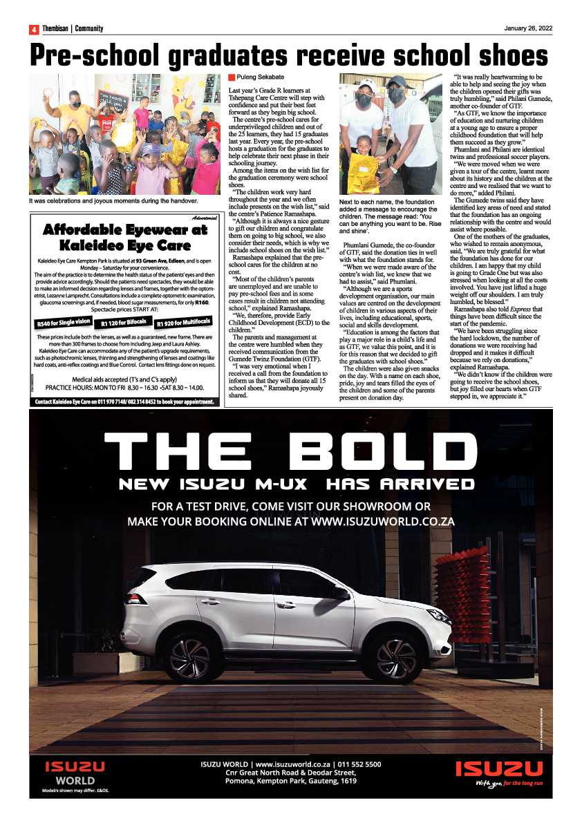 The Thembisan 26 January 2022 page 4