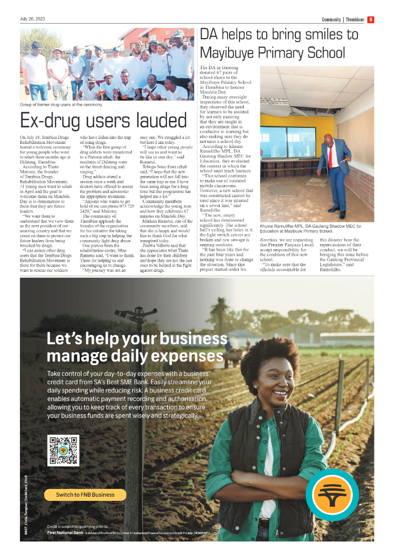 The Thembisan 26 July 2023 page 5