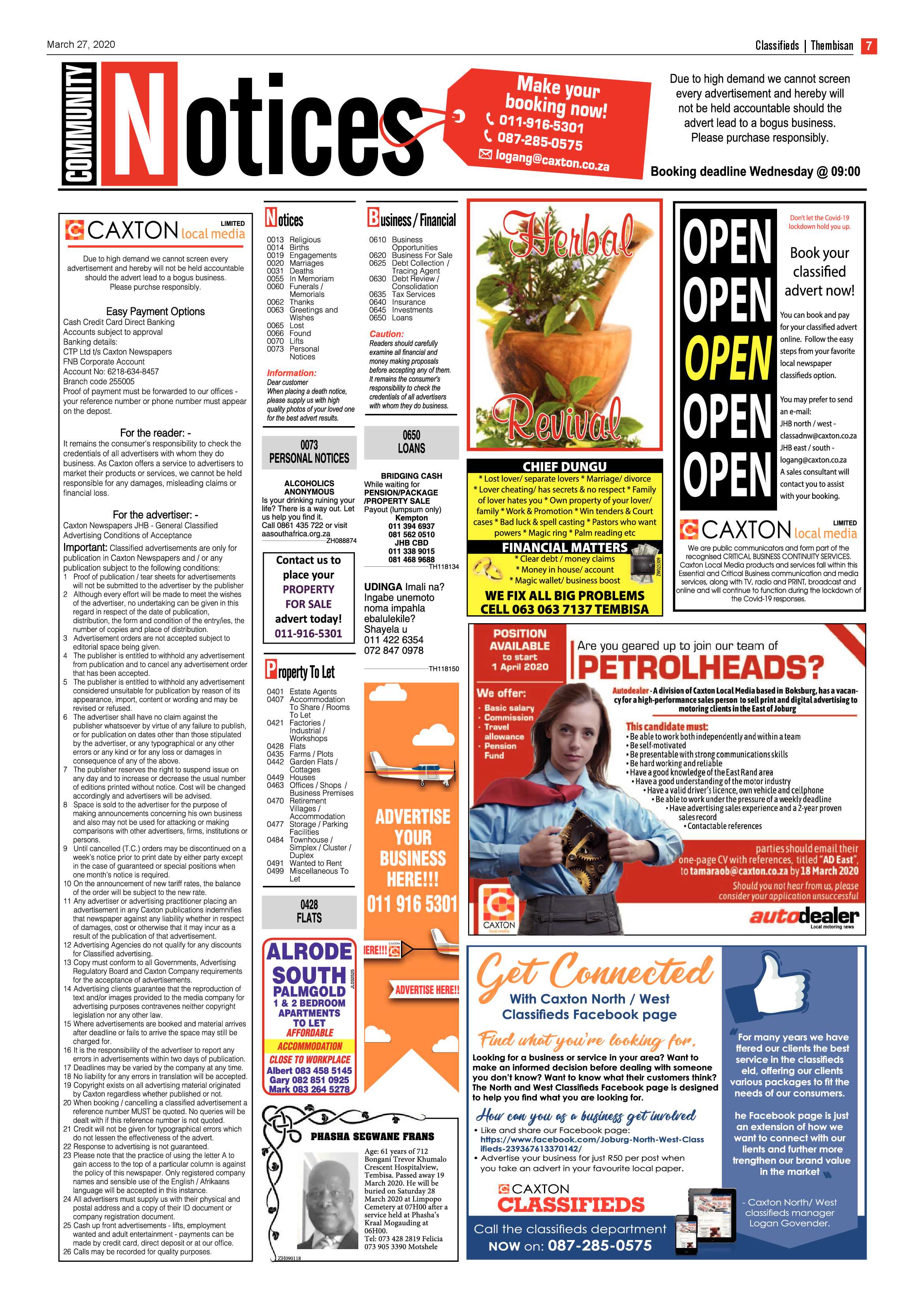 The Thembisan 26 March 2020 page 7