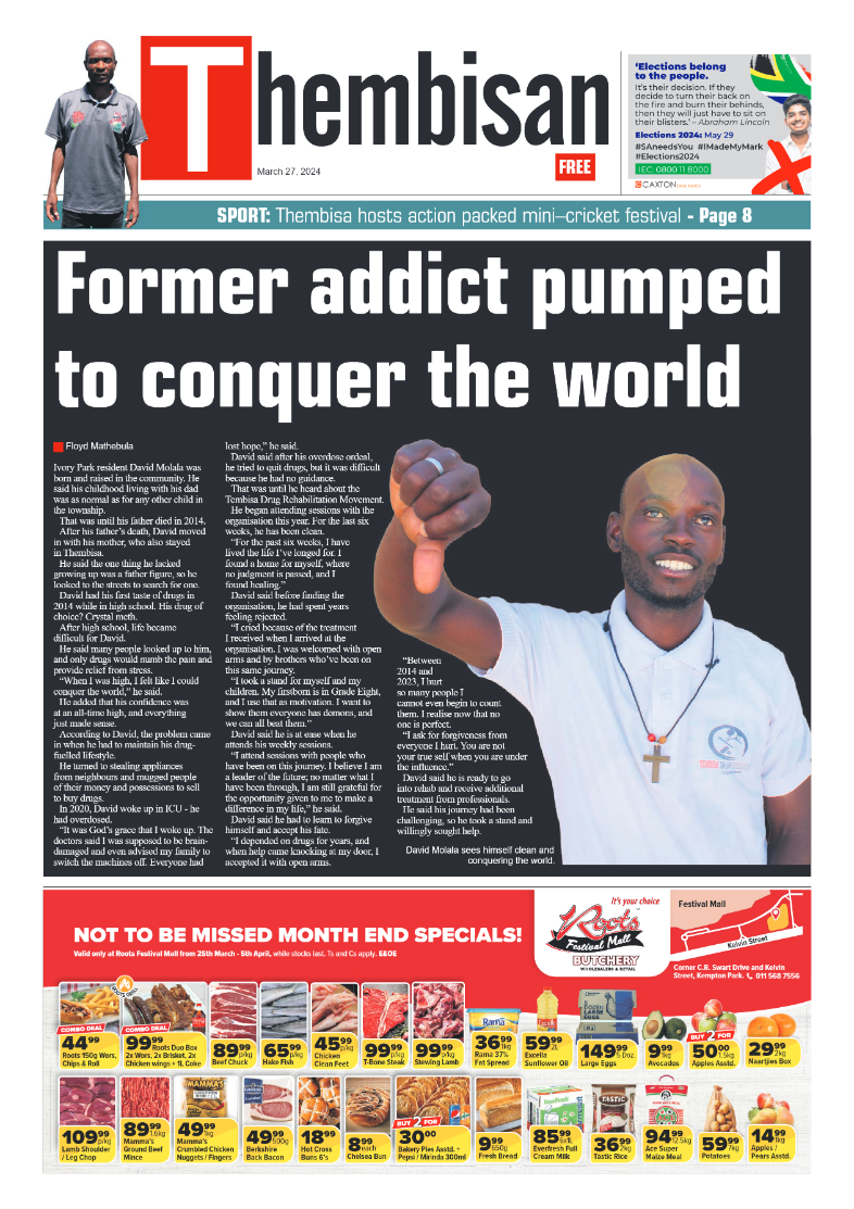 The Thembisan 26 March 2024 page 1