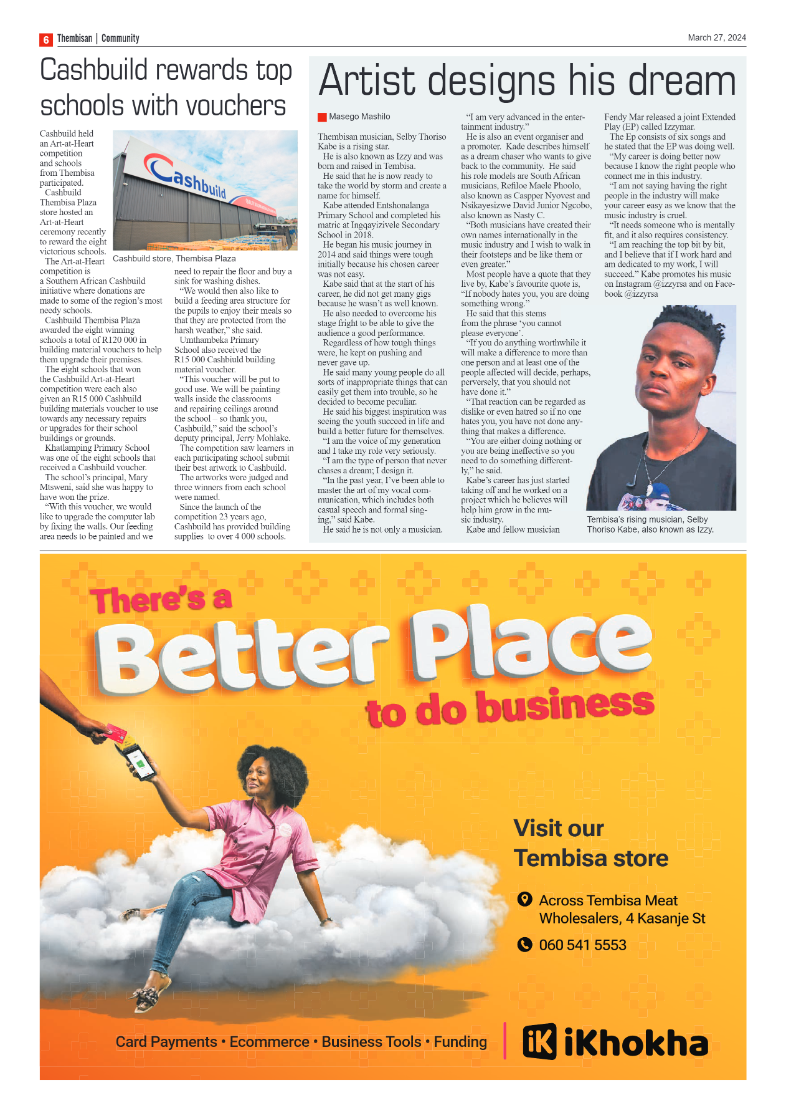 The Thembisan 26 March 2024 page 6