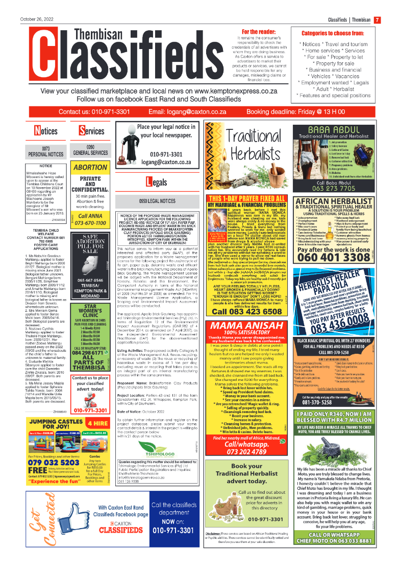 The Thembisan 26 Oct 2022 page 7