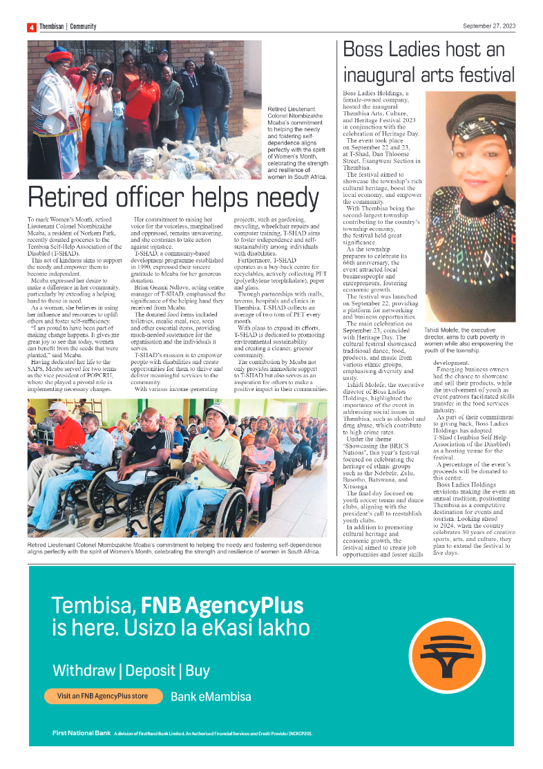 The Thembisan 27 September 2023 page 4