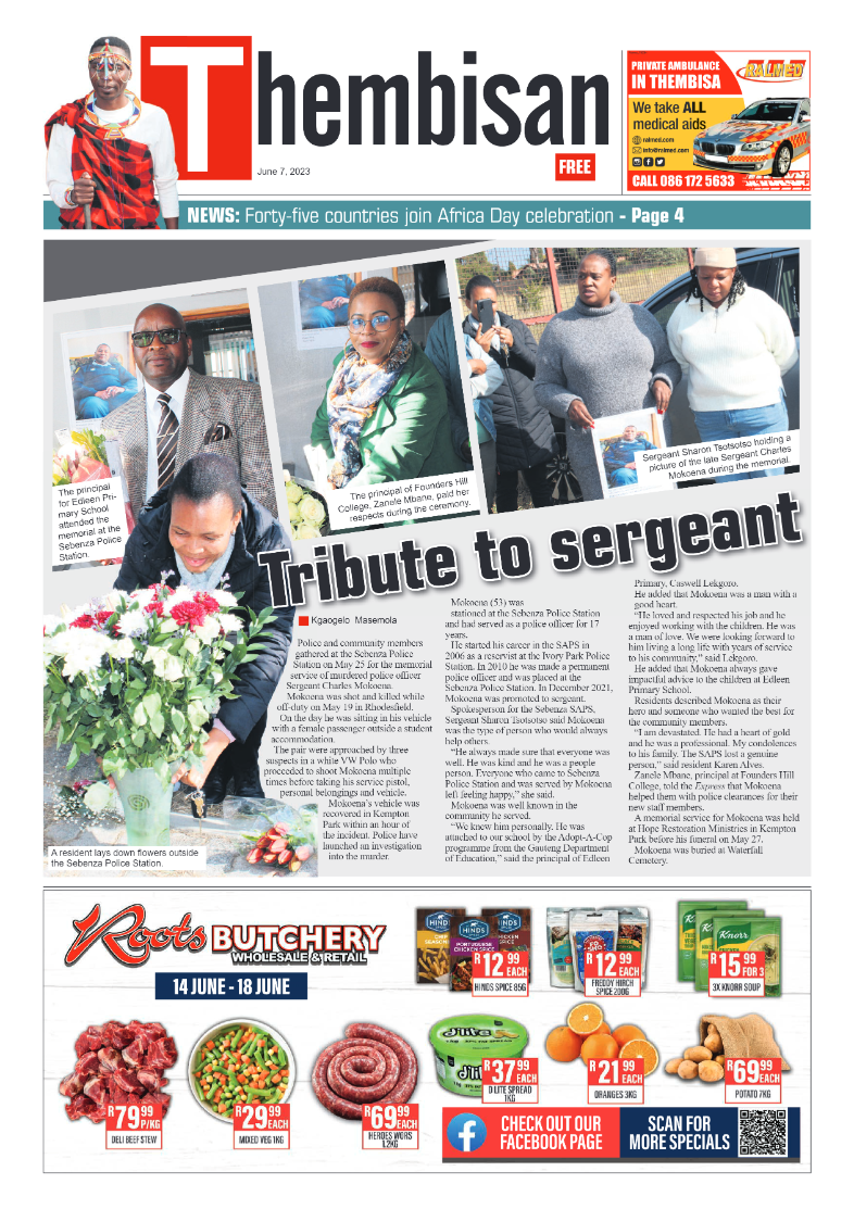 The Thembisan 7 June 2023 page 1