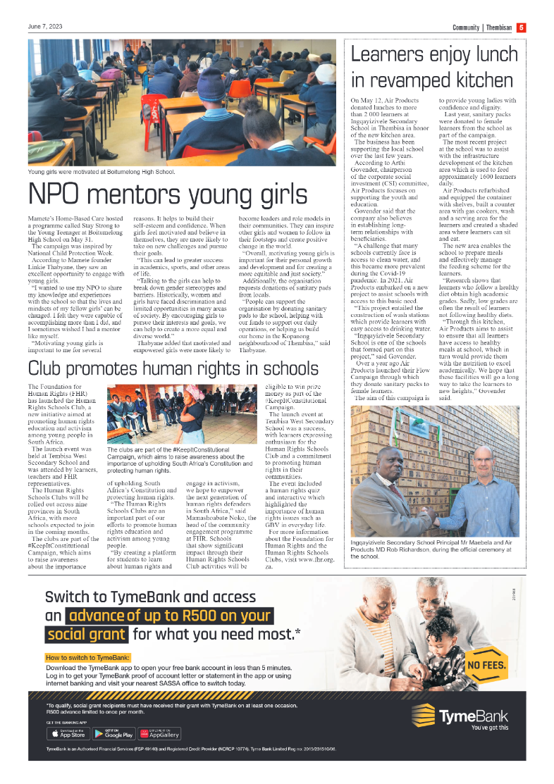 The Thembisan 7 June 2023 page 5