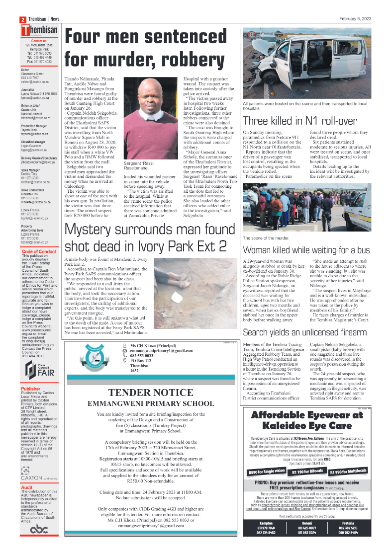 The Thembisan 8 February 2023 page 2