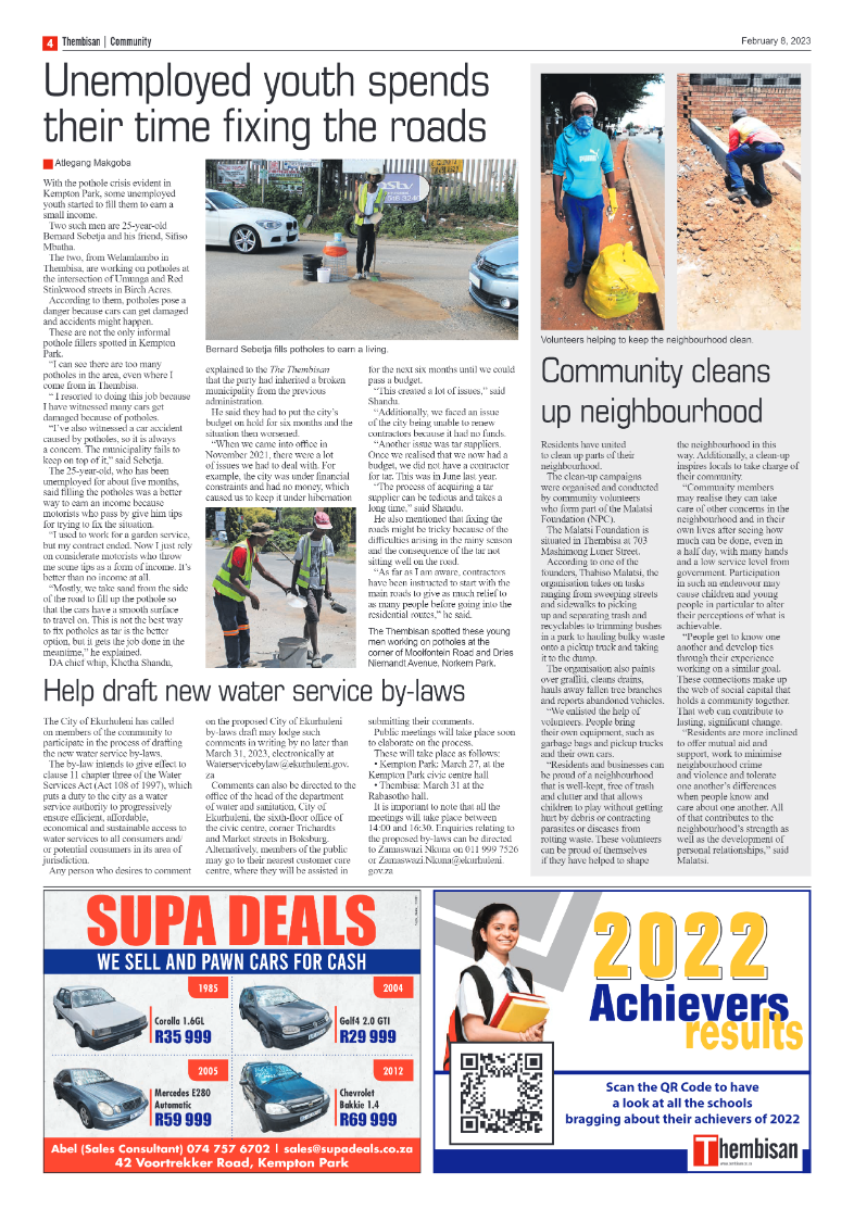 The Thembisan 8 February 2023 page 4