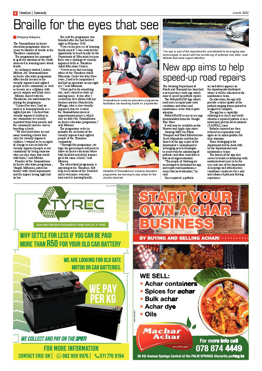 The Thembisan 8 June 2022 page 4