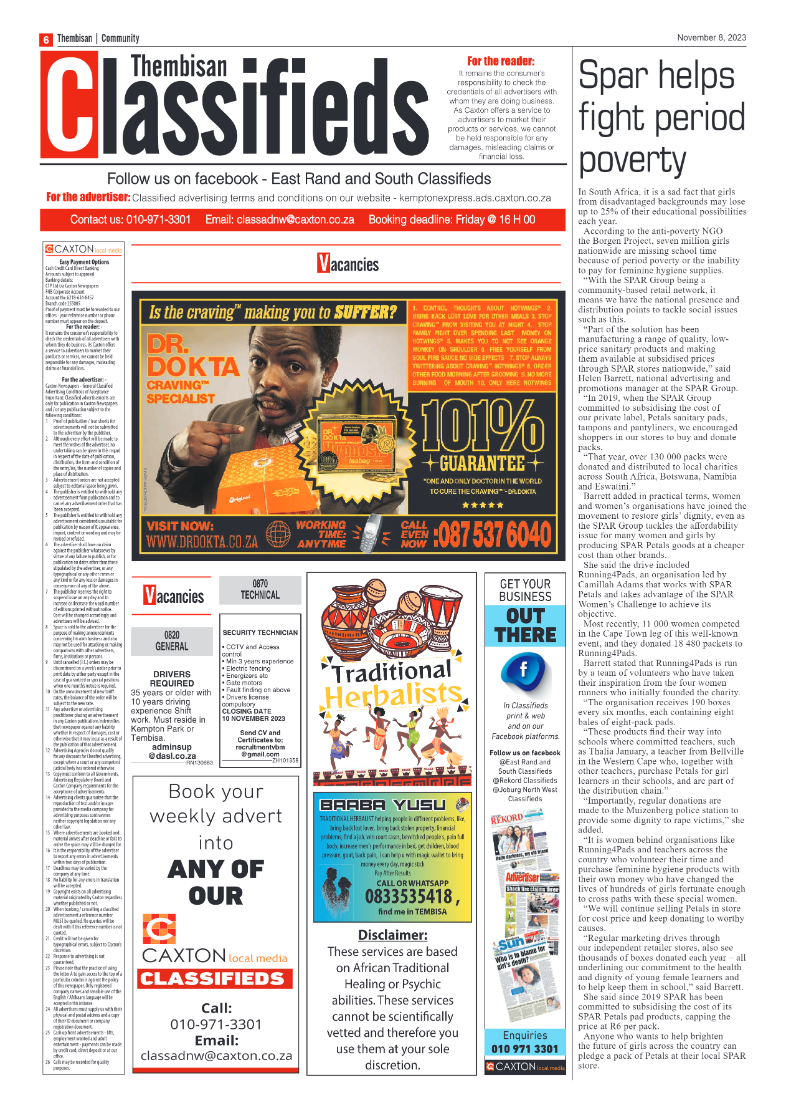 The Thembisan 8 November 2023 page 6