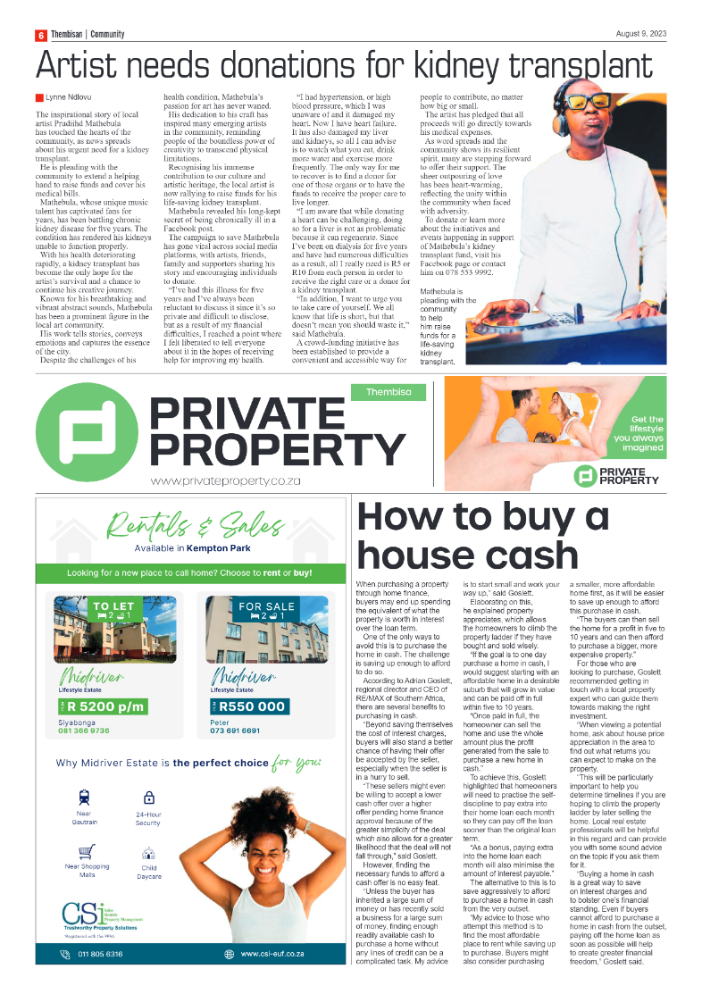 The Thembisan 9 August 2023 page 6