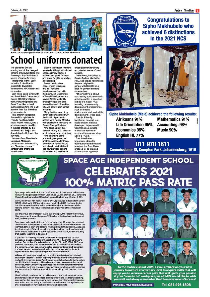 The Thembisan 9 February 2022 page 5