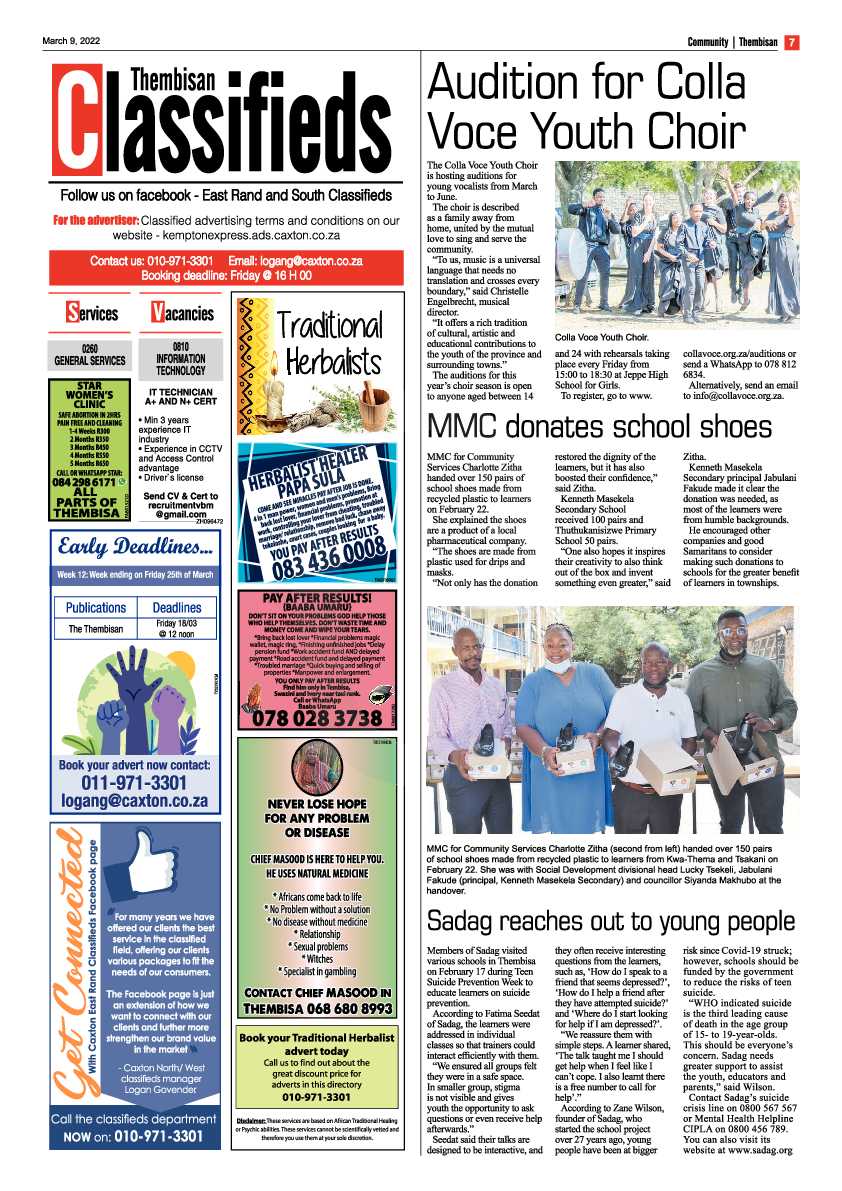 The Thembisan 9 March 2022 page 7