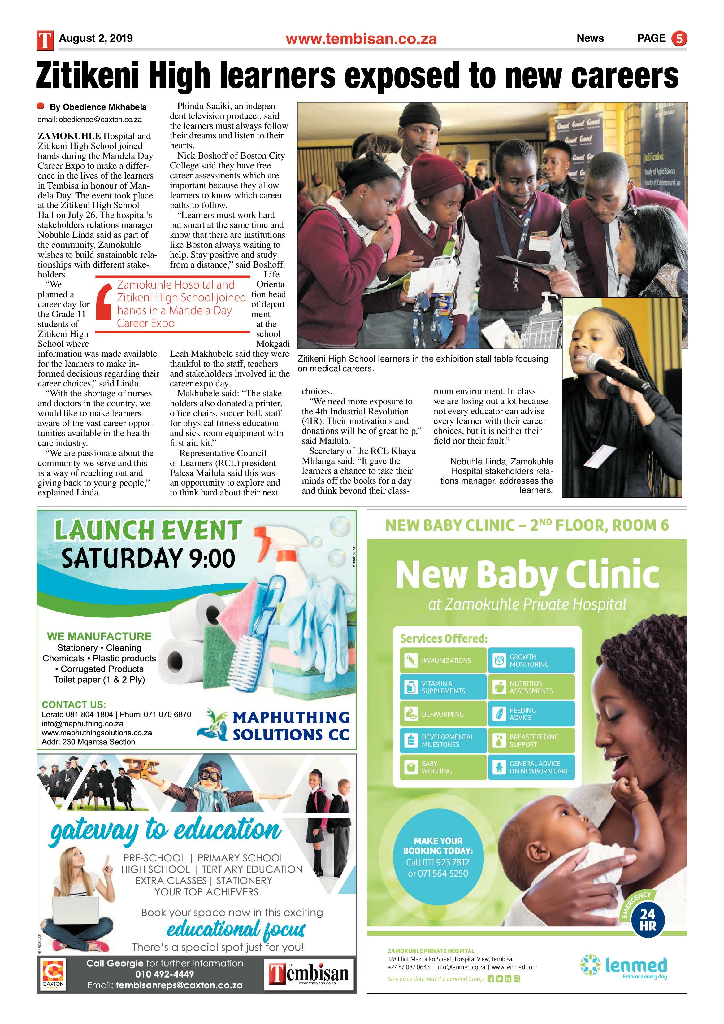 The tembisan 05 August 2019 page 5