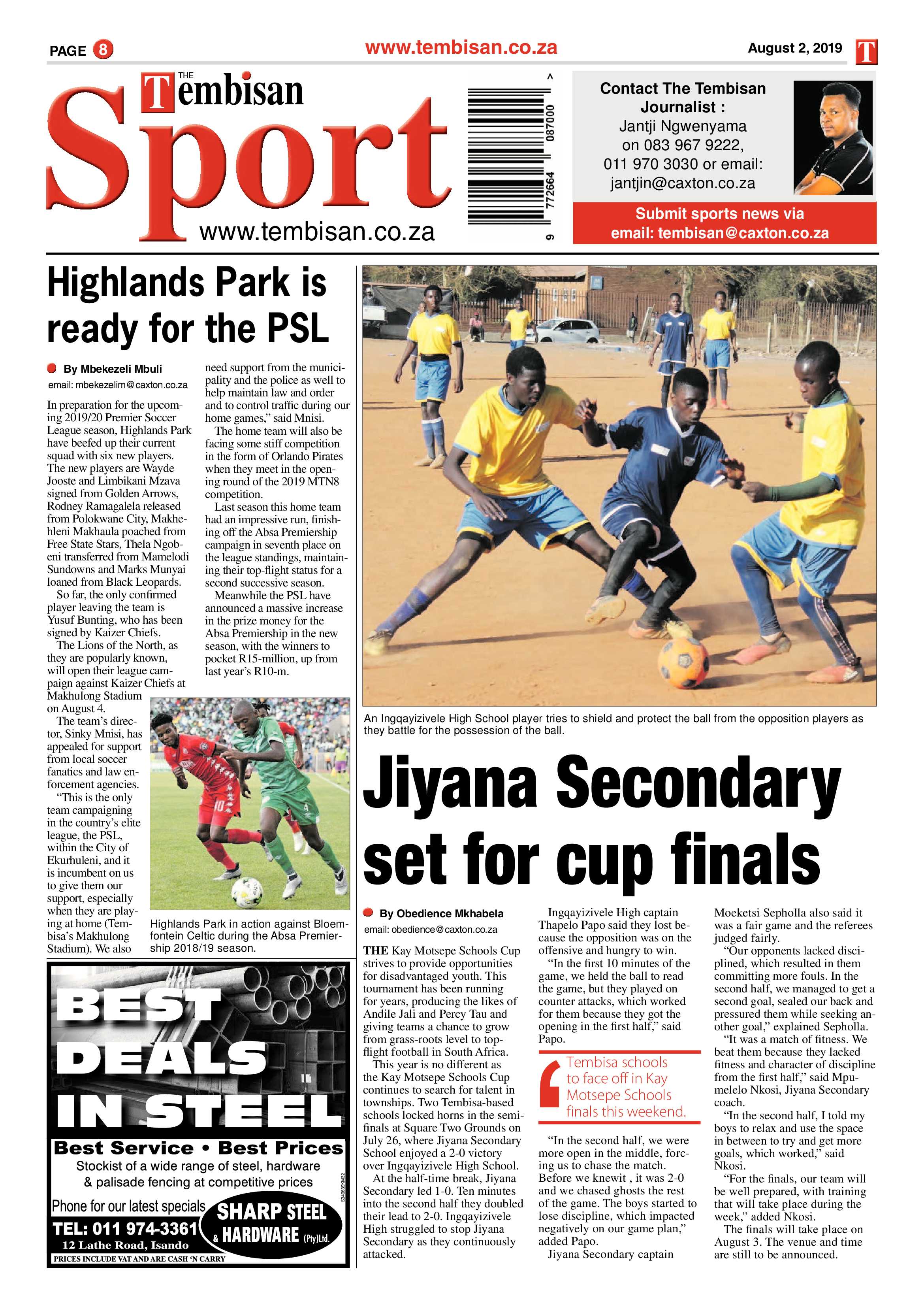 The tembisan 05 August 2019 page 8