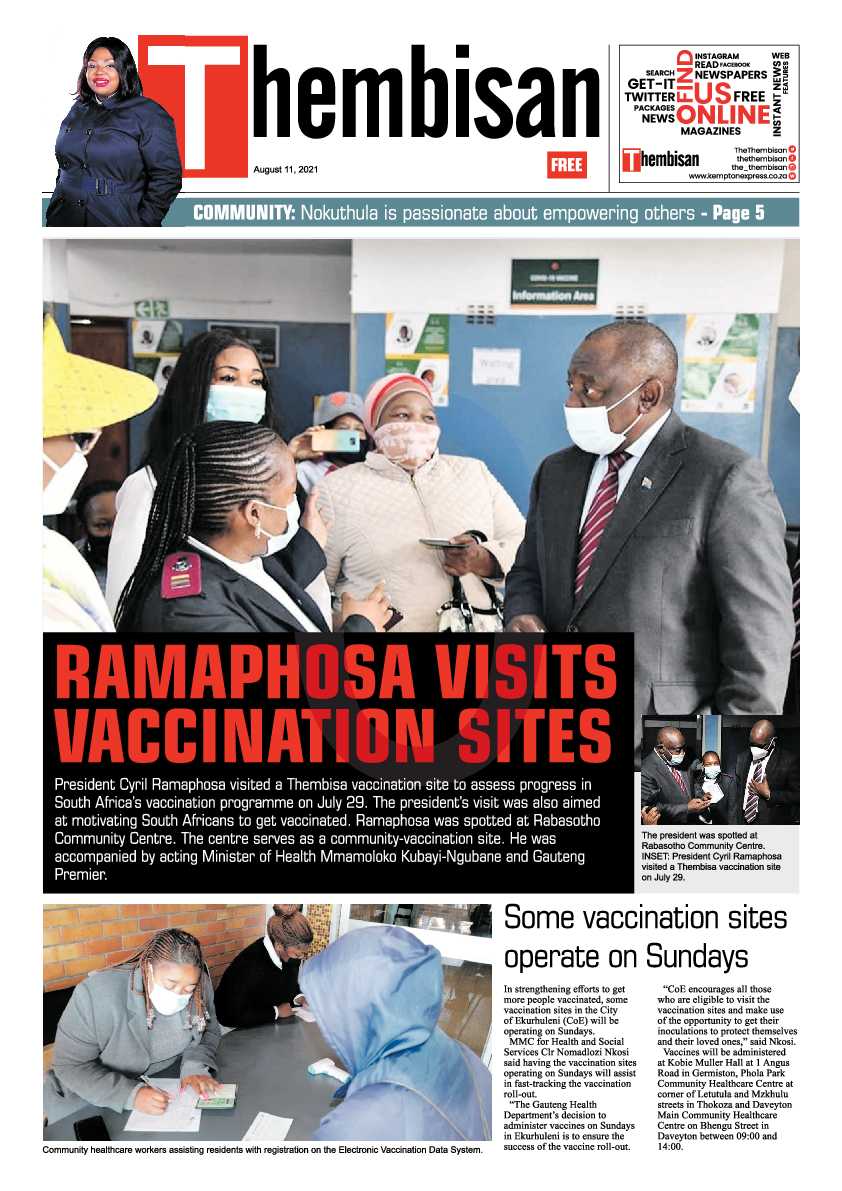 Thembisan 11 August 2021 page 1