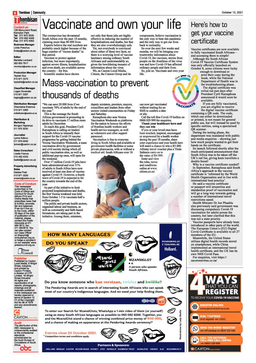Thembisan 13 October 2021 page 6