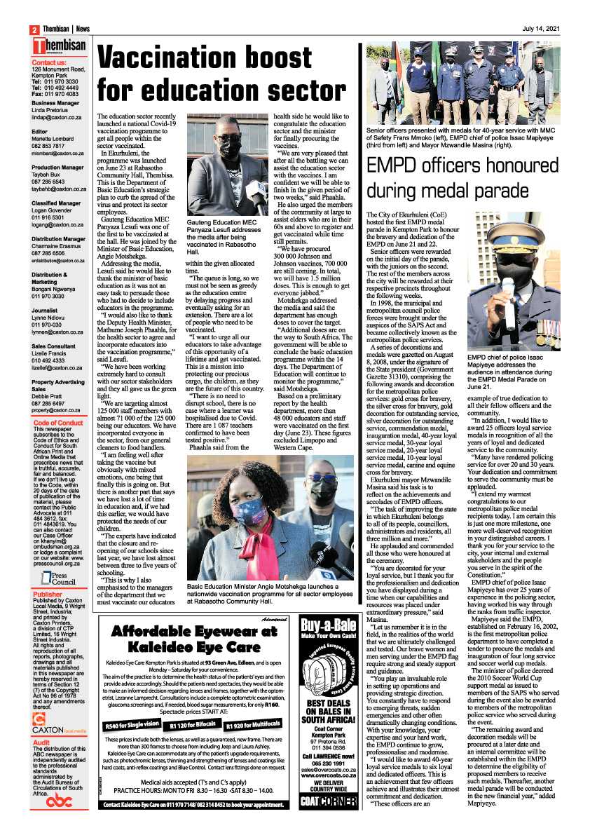 Thembisan 14 July 2021 page 2