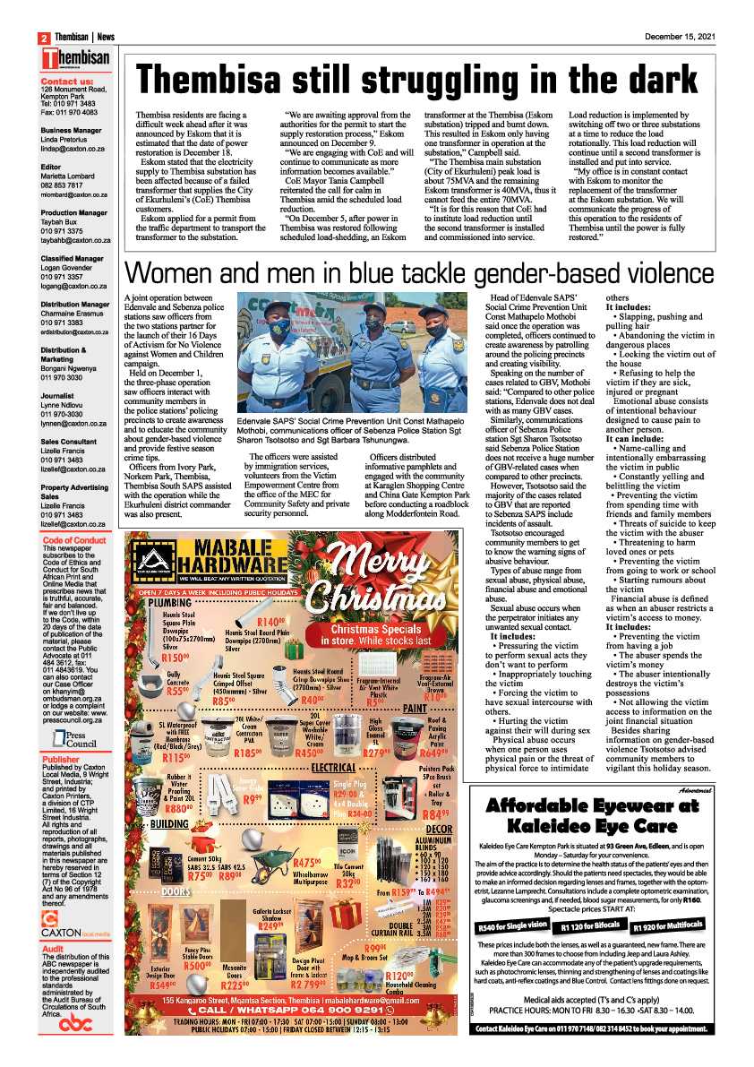 Thembisan 15 December 2021 page 2
