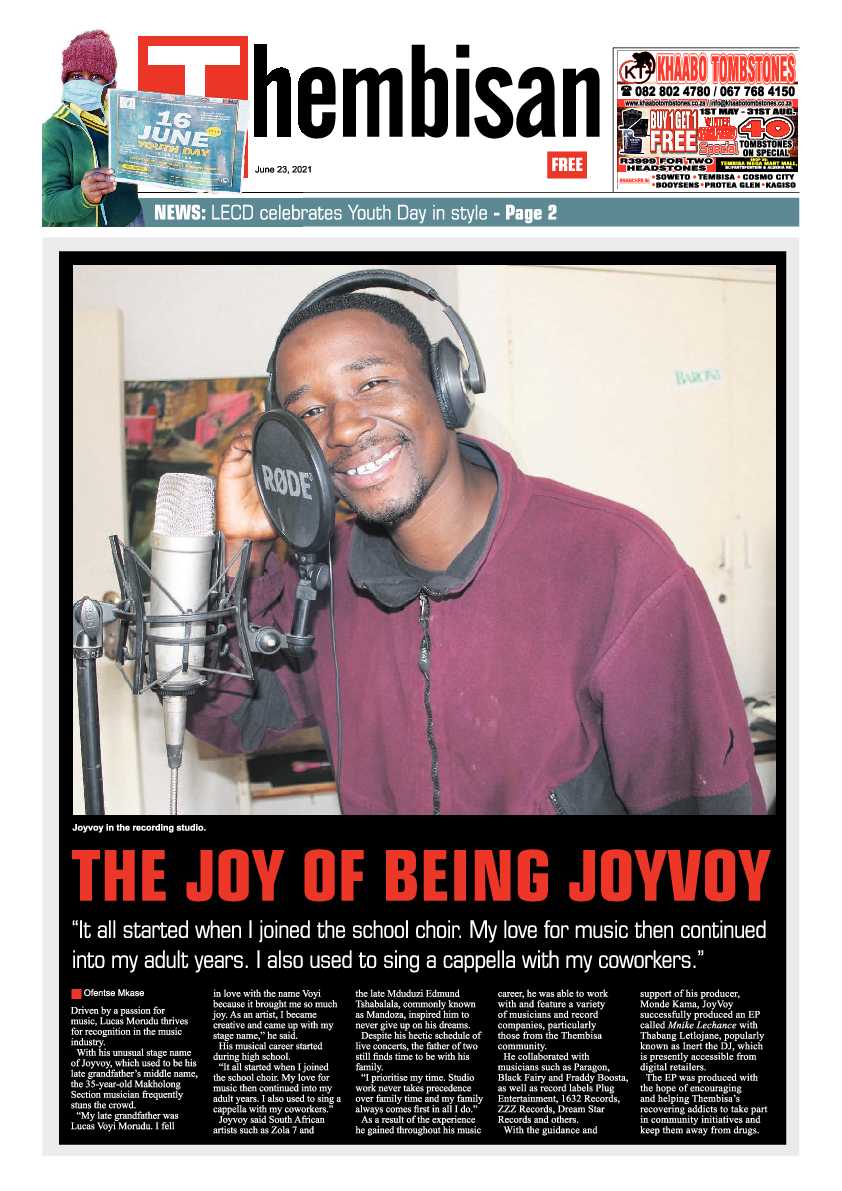Thembisan 23 June 2021 page 1