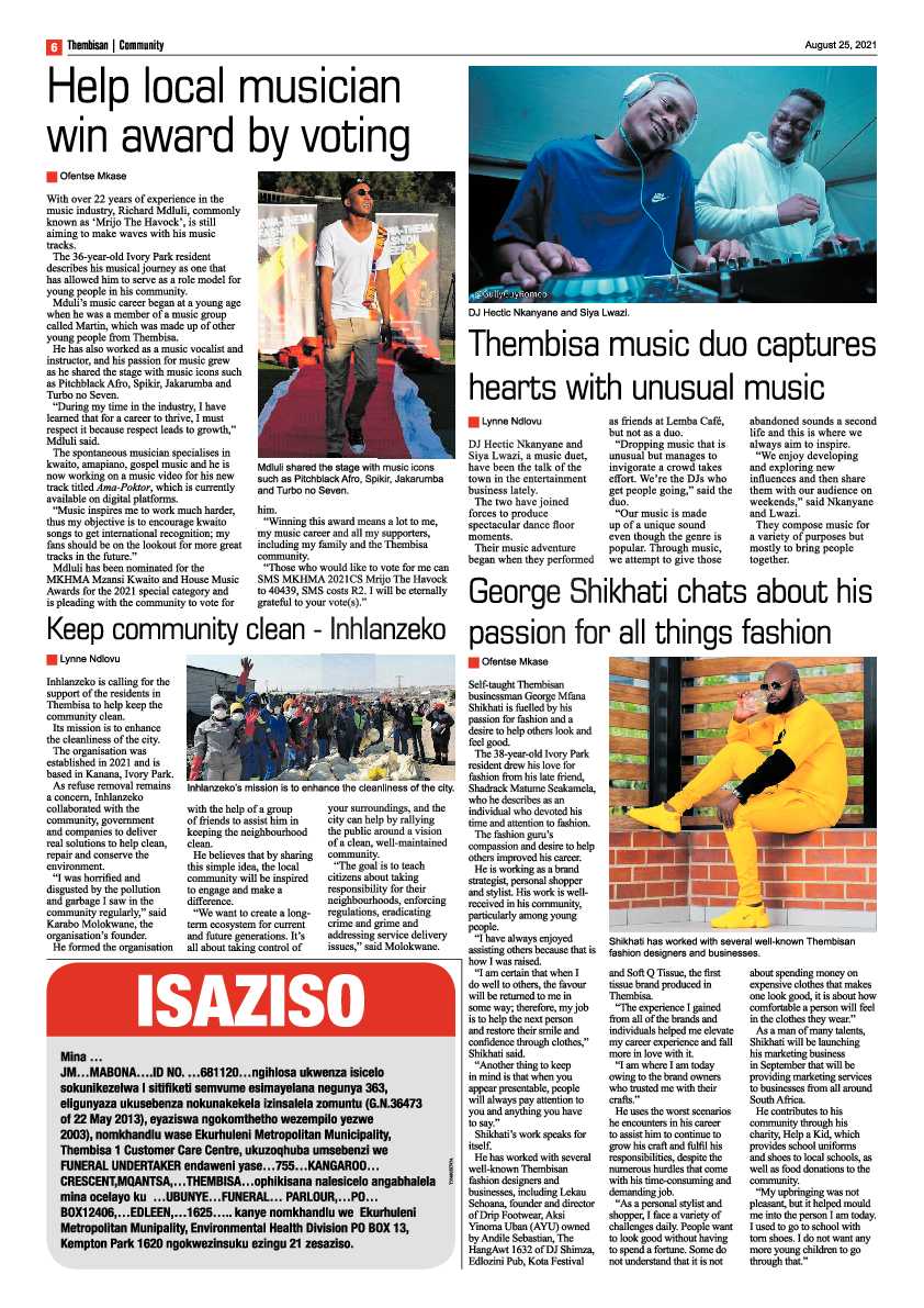 Thembisan 25 August 2021 page 6