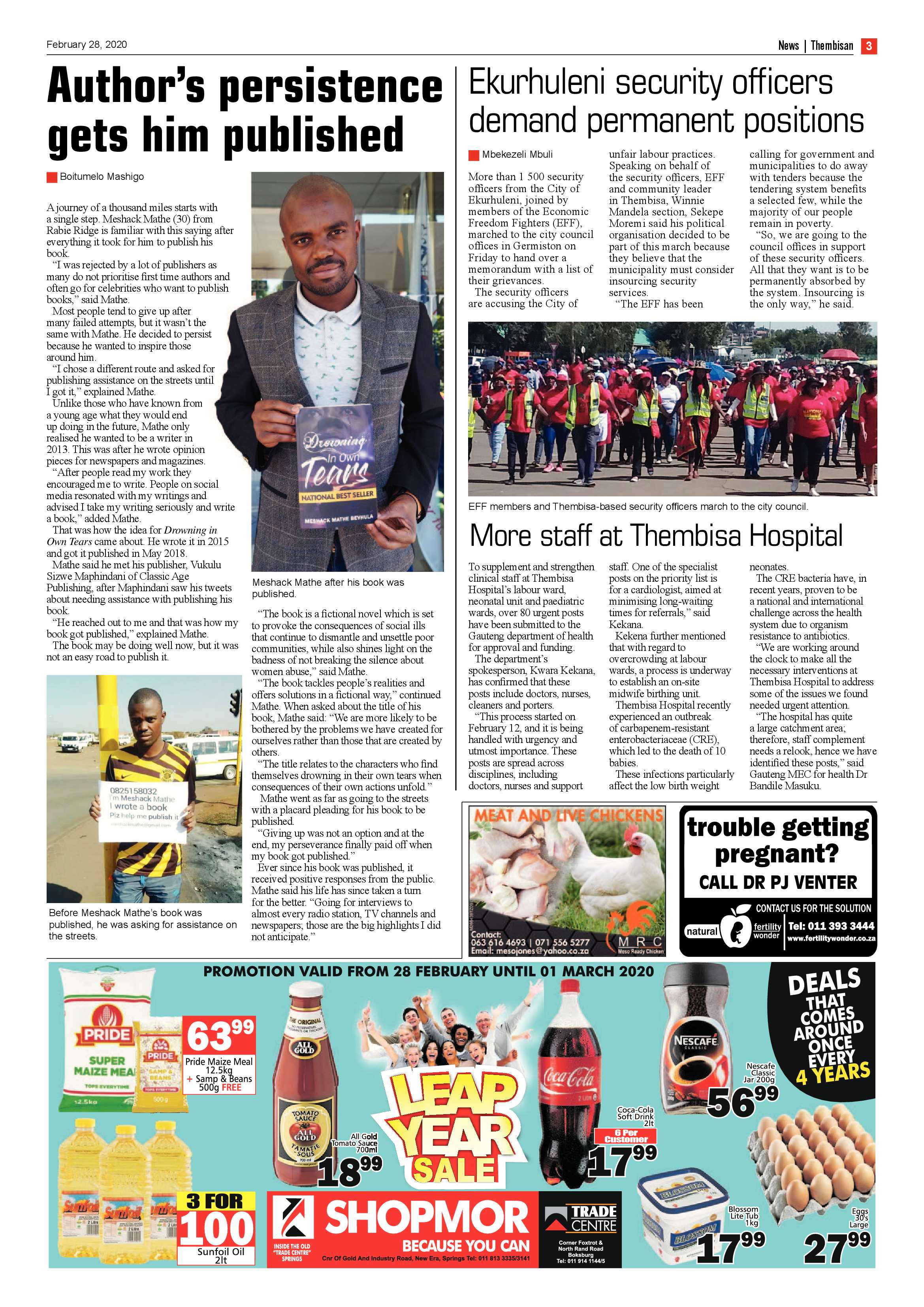 The Thembisan 28 February 2020 page 3