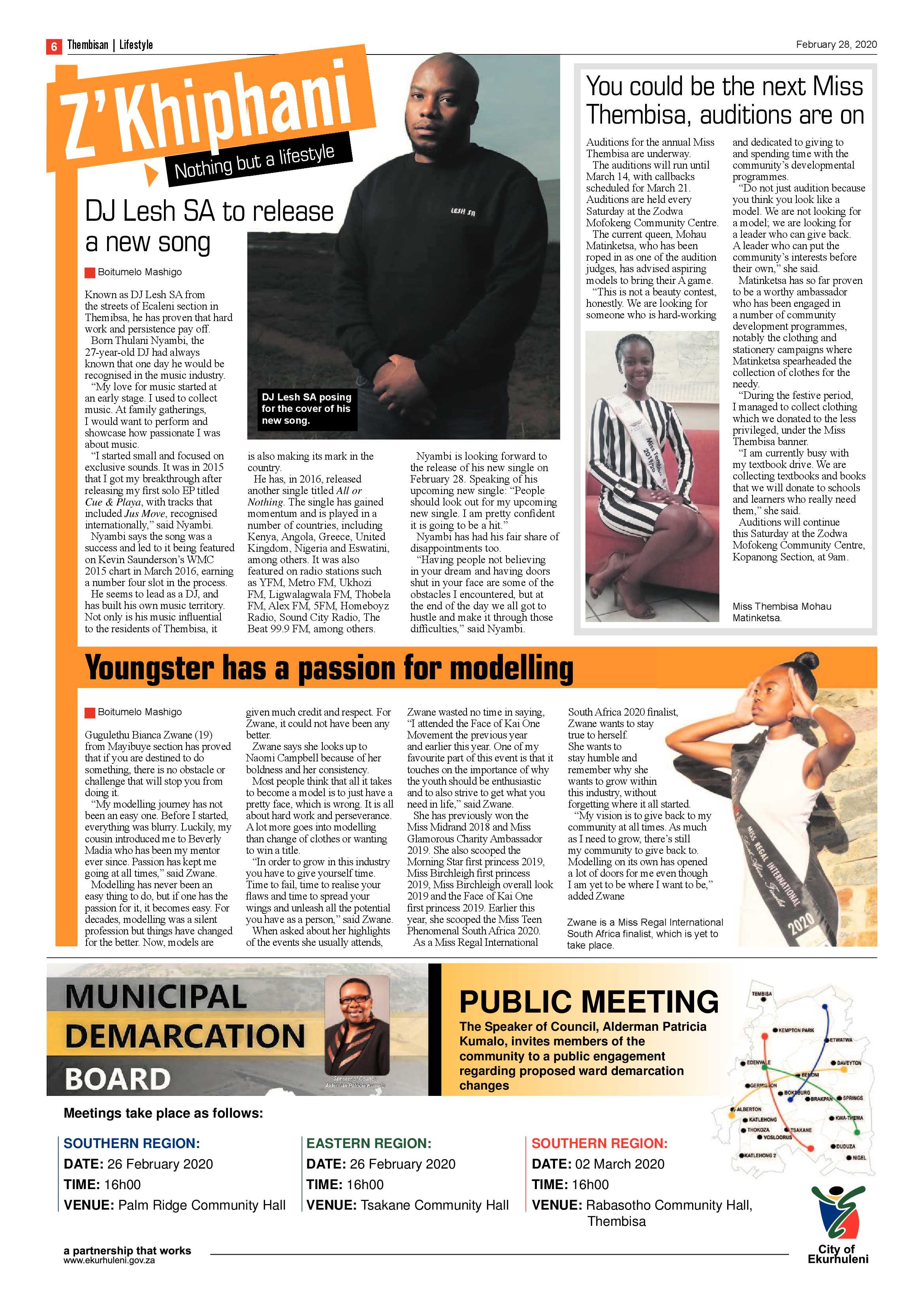 The Thembisan 28 February 2020 page 6