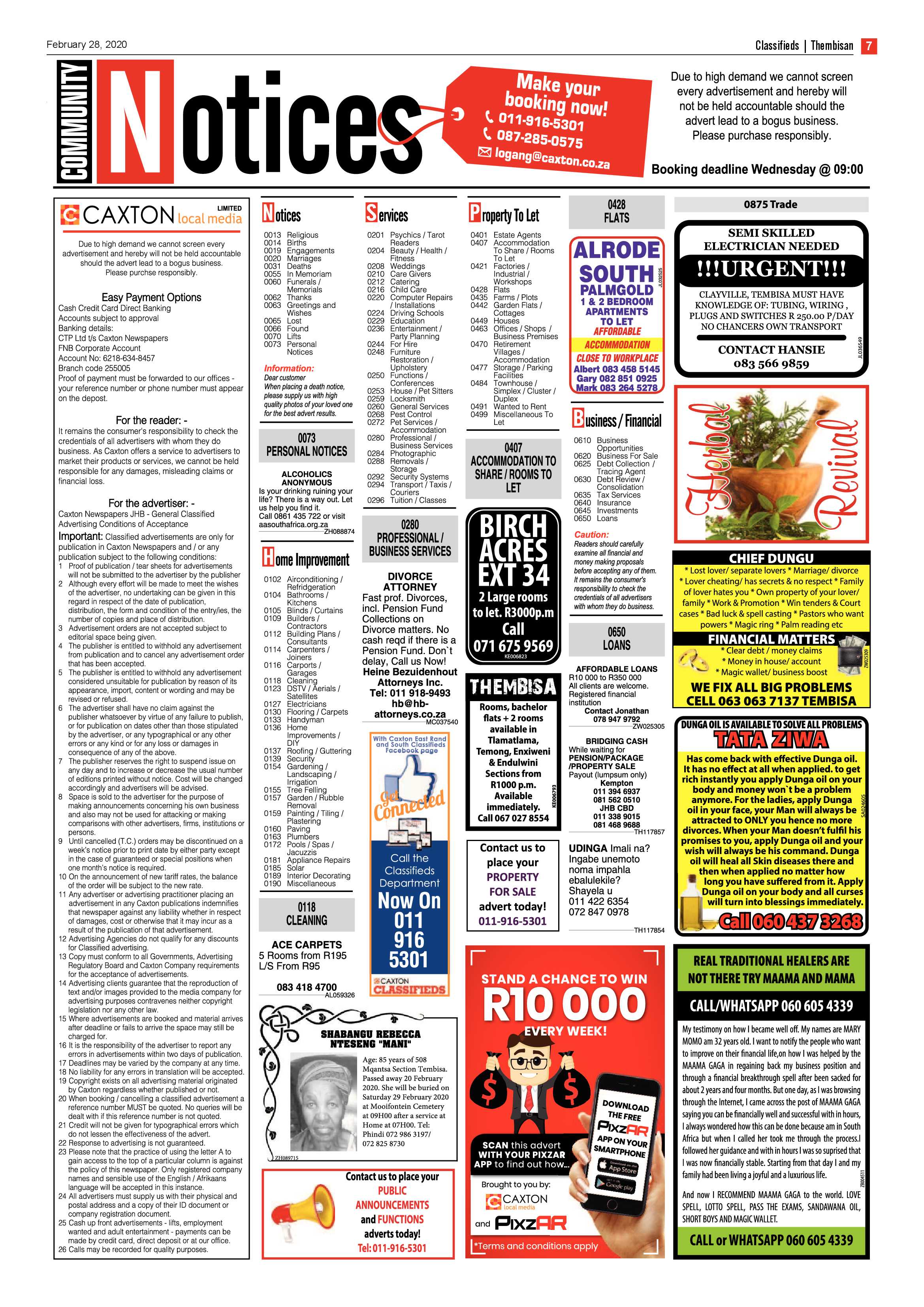 The Thembisan 28 February 2020 page 7
